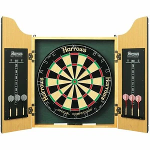 Harrows Home Darts Centre Pro's Choice Cabinet Dartboard Darts - Picture 1 of 1