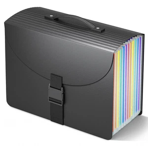 Expanding File Folder, 13 Pockets Accordion File Holder Organizer - Picture 1 of 7