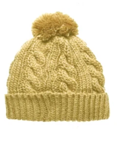 Unisex Invierno Cálido Grueso Cable Tejido Sombrero de Pompón... - Imagen 1 de 7