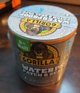 Gorilla Waterproof Patch & Seal Tape, Indoor/Outdoor, 4" x 8', Clear - Picture 1 of 4