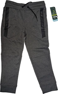 MTA Sport Jogger Athletic Pants Drawstring Black Gray Boys Small 6/7 - Picture 1 of 2