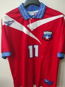CHILE 1998 WC Salas 11 camiseta shirt trikot maillot maglia - Picture 1 of 9