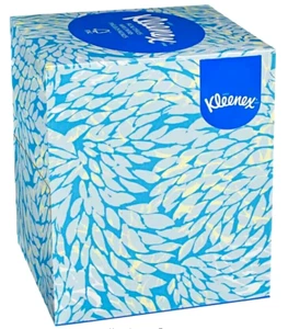 Caja Kleenex tejidos faciales blancos, sin cloro y con certificación FSC, 95 hojas - Imagen 1 de 3