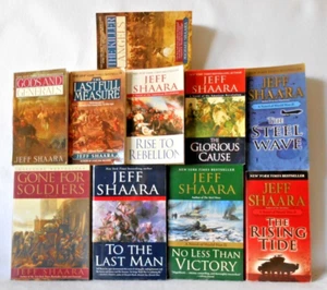 BOOKS - MICHAEL & JEFF SHAARA, US HISTORICAL WAR FICTION - NINE VOLUMES - Imagen 1 de 3