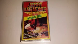 JERRY LEE LEWIS - 20 GREATEST HITS - BLACK TULIP 555021 - CASSETTE TAPE - Imagen 1 de 5