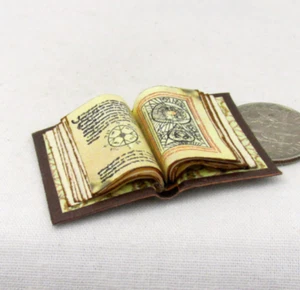 CODEX OF PARANOR *OPEN BOOK* MAGIC BOOK Miniatur Maßstab 1:12 illustriert - Bild 1 von 10