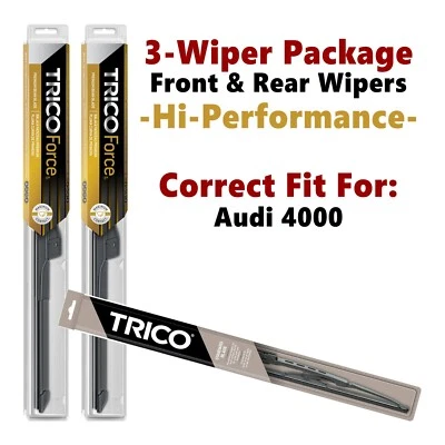 Wipers 3-pk Hi-Performance fits 1984 Audi 4000 25180x2/30180 - Изображение 1 из 4