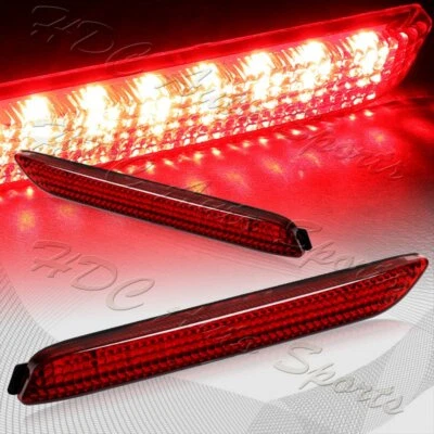 Lámparas LED de luz de freno de parachoques trasero con lente roja para Toyota Matrix Venza Avalon Sienna Foto 1 de 4
