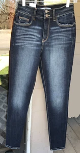Refined Daytrip 27R Curvy Ultra High Skinny Blue Denim Jeans Superior Stretch D7 - Picture 1 of 8