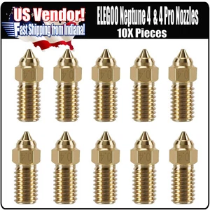 ELEGOO Neptune 4 Nozzles / 4 Pro Nozzles 10pcs 3D Printer 0.2/0.4/0.6/0.8mm - Afbeelding 1 van 7