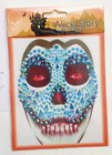 Halloween Day Of The Dead Sugar Skull Diamante Jewels Sticker Face Gems Blue