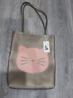 ladies shoulder bag L&S Long & Son cat design