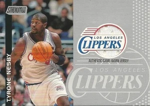 2000-01 Topps Tyrone Nesby Jersey Los Angeles Clippers UNLV - Picture 1 of 2