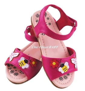 Baby Girls Little Infant Slip On Ballet Flat shoes Dress Sandals Booties sz NEW - Picture 1 of 8