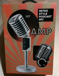 Retro Style Podcast Mikrofon IJOR Brandneu Fabrikversiegelt - Bild 1 von 3