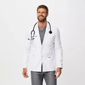 NWT FIGS Men’s Harlem Slim Short Lab Coat (XL) - Picture 1 of 3