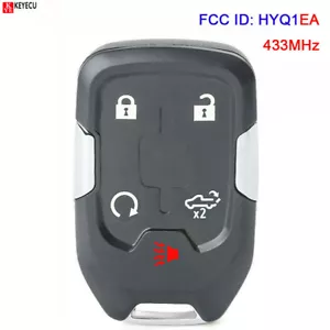 For GMC Sierra 1500 2500 3500 Chevrolet Silverado Smart Remote Key Fob HYQ1EA - Foto 1 di 2