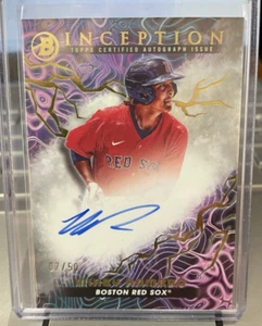 MIKEY ROMERO 7/50 Primordial DORADO AUTOMÁTICO 2023 Bowman Inception RC RED SOX - Imagen 1 de 2