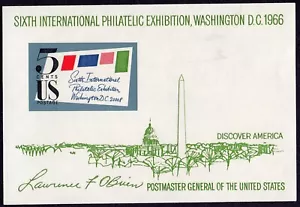 Scott #1311 Philatelic Exhibition Washington Monument Single Stamp - MNH - Picture 1 of 1