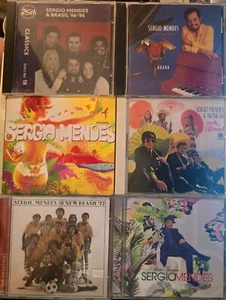 Lot 6-CDs Sergio Mendes Brasil 66 77 Encanto Arara Bom Tempo Look Around (JAPAN) - Picture 1 of 3