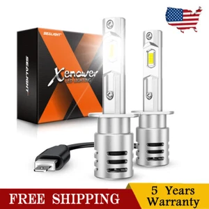 SEALIGHT X5 H1 LED Headlight Bulbs 24000 Lumens 6500K Diamond Plug & Play White - Picture 1 of 9