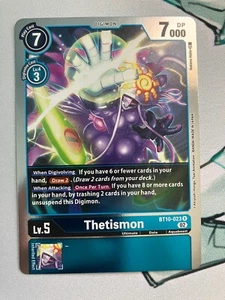 Thetismon BT10-023 R Digimon CCG | Xros Encounter Near Mint English - Picture 1 of 2