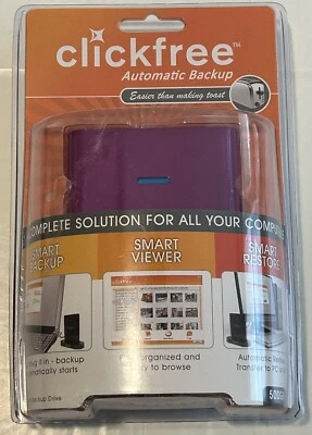 NOS Clickfree Automatic Back Up Drive HD527 500GB Portable Backup Drive - Image 1 of 4