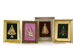 Cody Foster Set di 4 Alberi Gioielli con Cornice - 5"H - Foto 1 di 10