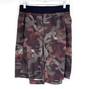 Lululemon Men's T.H.E. Short Linerless Medium 11" Brown Camo - Picture 1 of 8