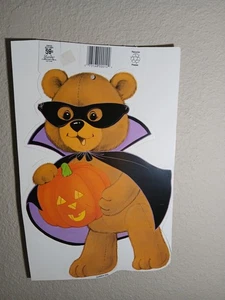 Vintage Halloween Eureka Die Cut Decoration Vampire Bear New  - Picture 1 of 1