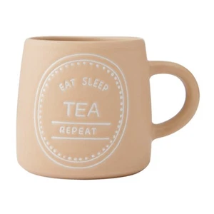 Mikasa Eat Sleep Repeat Mug 400ml - Tea - Picture 1 of 5