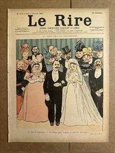 Le Rire Journal Humoristique French Magazine December 3, 1898 - Picture 1 of 4