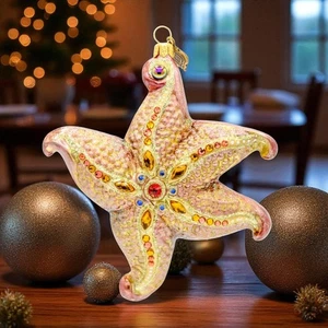 Jay Strongwater Coastal Starfish Ornament SDH20137-230 - Picture 1 of 4