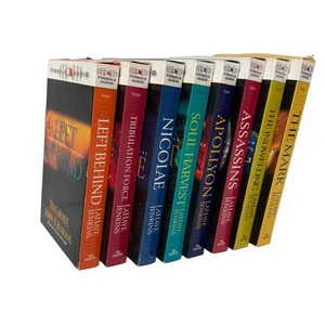 Left Behind Cassette Audio Books On Tape Series LaHaye Jenkins Vol 1 - 8 Nice - Foto 1 di 6