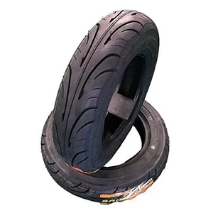 5A02 Set of 2 Scooter Tubeless Tires 120/70-12 & 130/70-12, Front/Rear - Picture 1 of 2