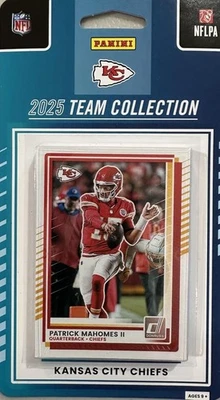 Командный набор Kansas City Chiefs 2025 Donruss Mahomes Kelce 3 рейтинговые карточки дебютантов плюс - Изображение 1 из 4