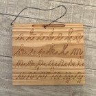 Montessori Cursive Wooden Alphabet Double Sided Tracing Board 