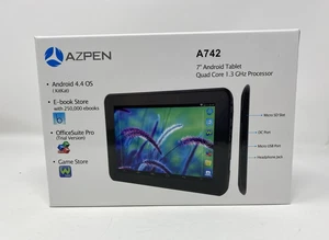 Azpen A742 8GB, 7in - Black Tablet NEW - Picture 1 of 9