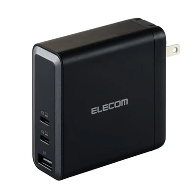 ELECOM Charger USB PD compatible 140W USB-C x 2 USB-A x 1 PPS compatible PSE tec - Image 1 of 4