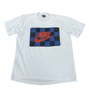 Camiseta Tenis Vintage Nike John McEnroe Cuadros Años 80 RARA Talla XL - Imagen 1 de 2