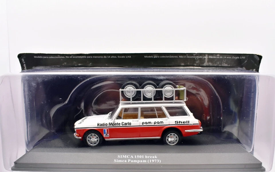 Rally Car Model Scale 1:43 Simca 1501 Break Collection Road Vehicles - Image 1 of 1