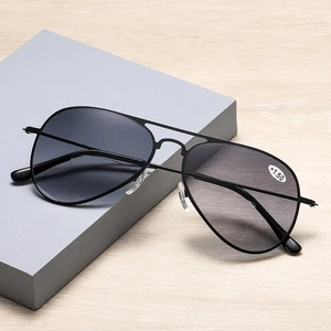 One-Piece Toad Bifocal Progressive Multifocal Reading Glasses Sun Glasses - Picture 1 of 12