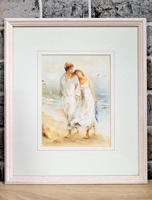 Impresión Willem Haenraets 'In Love' montada enmarcada esmaltada firmada pareja amantes Foto 1 de 4