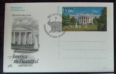 US FDC Washington The White House 1989 - Image 1 of 2
