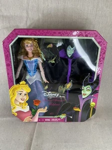 2013 Disney Signature Collection Sleeping Beauty & Maleficent Doll Set NIB! - Picture 1 of 12