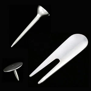 Georg Jensen. Set of Sterling Silver Golf Accessories - Andreas Mikkelsen - Picture 1 of 7