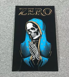Pegatina de monopatín Zero Saint Skull 5,5 pulgadas - Imagen 1 de 1