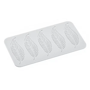 Silikon Backformen Fondantform Hohle 3D Blatt Spitze Silikon Kuchenform - Bild 1 von 6