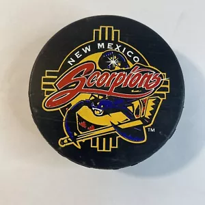 WPHL New Mexico Scorpions Rari Colore Rev Gioco Ufficiale Hockey Disco Collezione Dischi - Foto 1 di 3