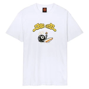 SANTA CRUZ - Winkowski Surf Front Tee Skateboard T Shirt - LARGE - WHITE - Picture 1 of 3
